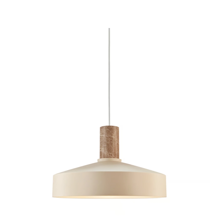 Nordlux - Pakabinamas sietynas ELVAS 1xE27/60W/230V diametras 37,5 cm smėlio spalva