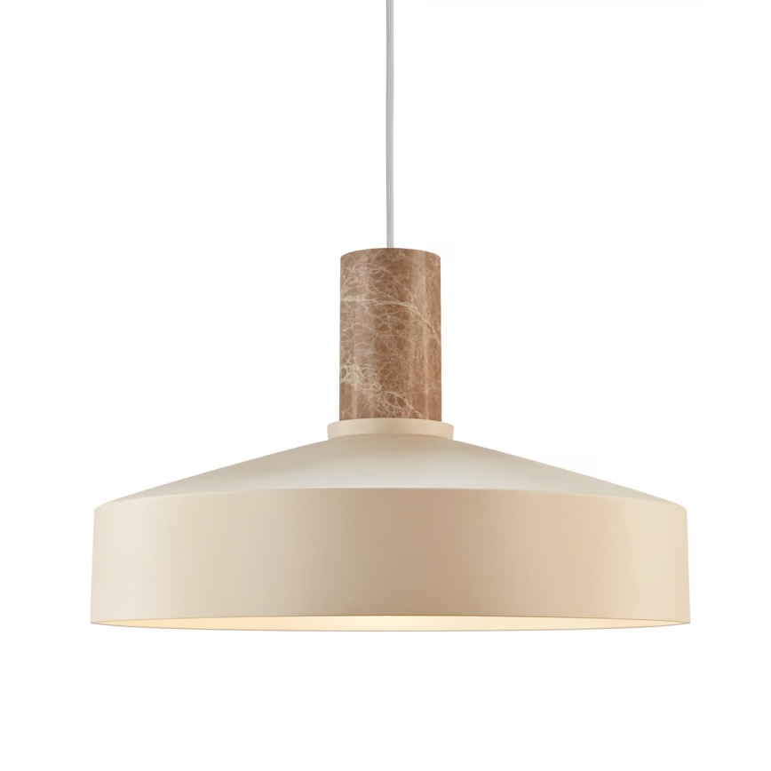 Nordlux - Pakabinamas sietynas ELVAS 1xE27/60W/230V diametras 37,5 cm smėlio spalva