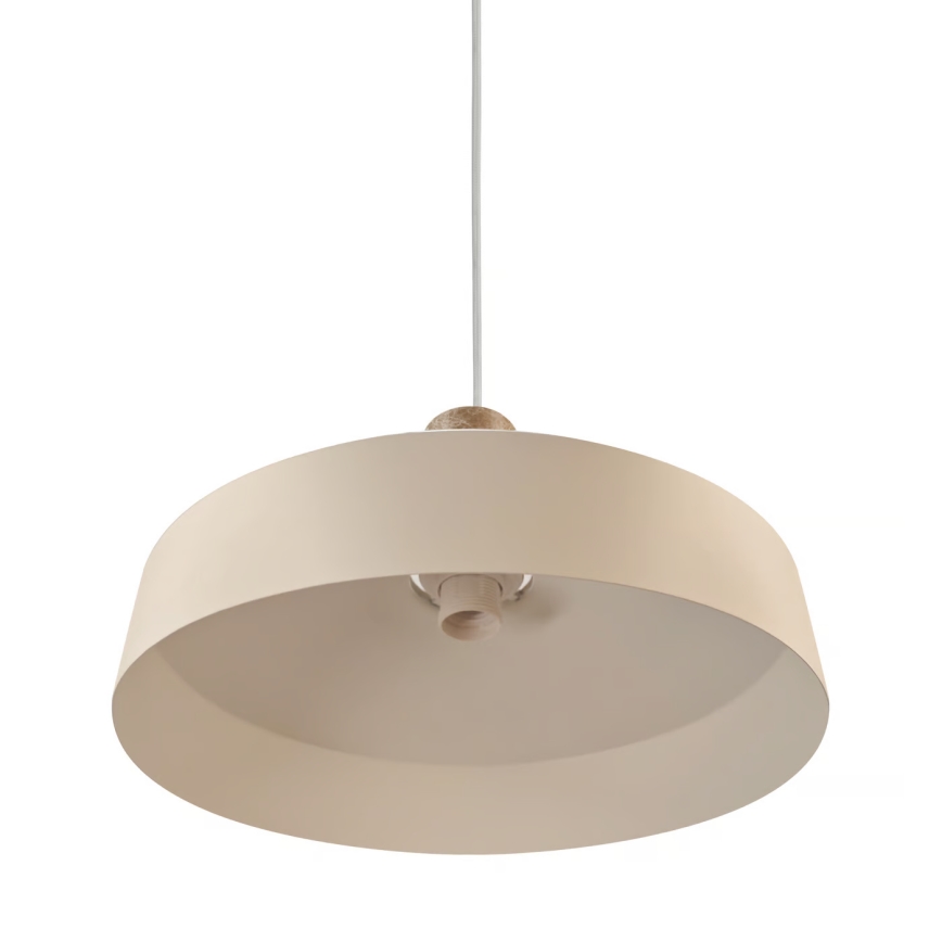 Nordlux - Pakabinamas sietynas ELVAS 1xE27/60W/230V diametras 37,5 cm smėlio spalva