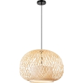 Nordlux - Pakabinamas sietynas HISOKA 1xE27/40W/230V juoda/bambukas