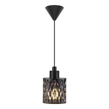 Nordlux - Pakabinamas sietynas HOLLYWOOD 1xE27/60W/230V dūminis
