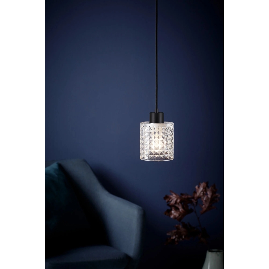 Nordlux - Pakabinamas sietynas HOLLYWOOD 1xE27/60W/230V permatoma