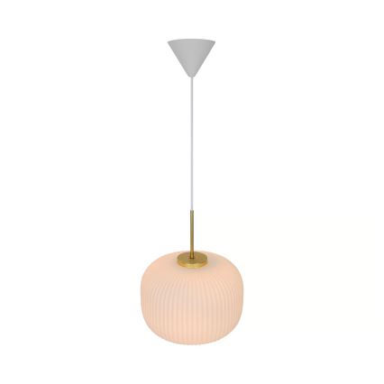 Nordlux - Pakabinamas sietynas MILFORD 1xE27/40W/230V diametras 30 cm balta