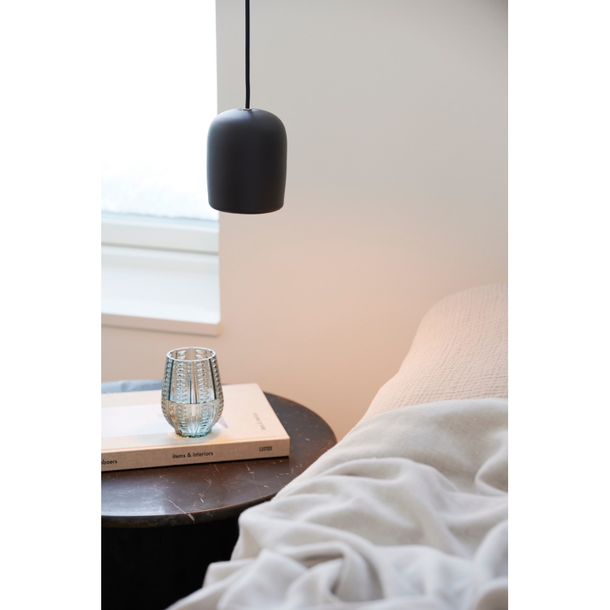 Nordlux - Pakabinamas sietynas NOTTI 1xE27/25W/230V juoda