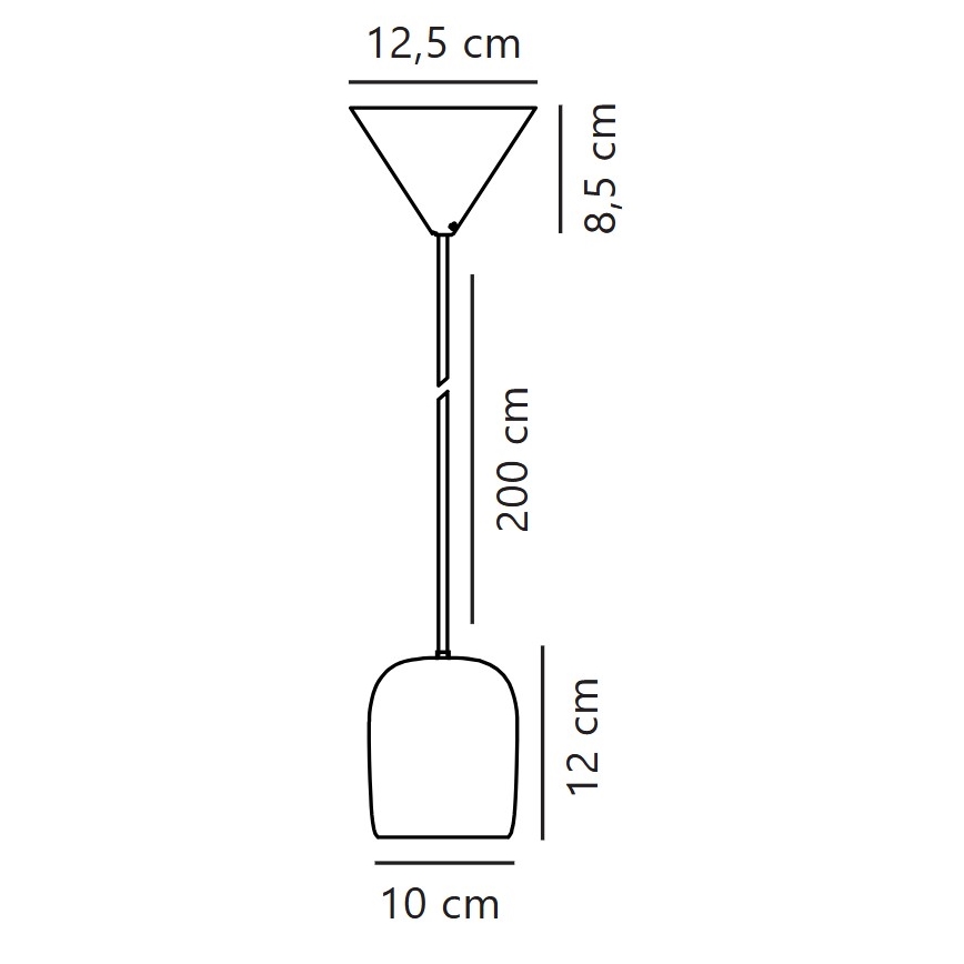 Nordlux - Pakabinamas sietynas NOTTI 1xE27/25W/230V oranžinė