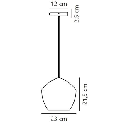 Nordlux - Pakabinamas sietynas ORBIFORM 1xE27/40W/230V juoda/pilka