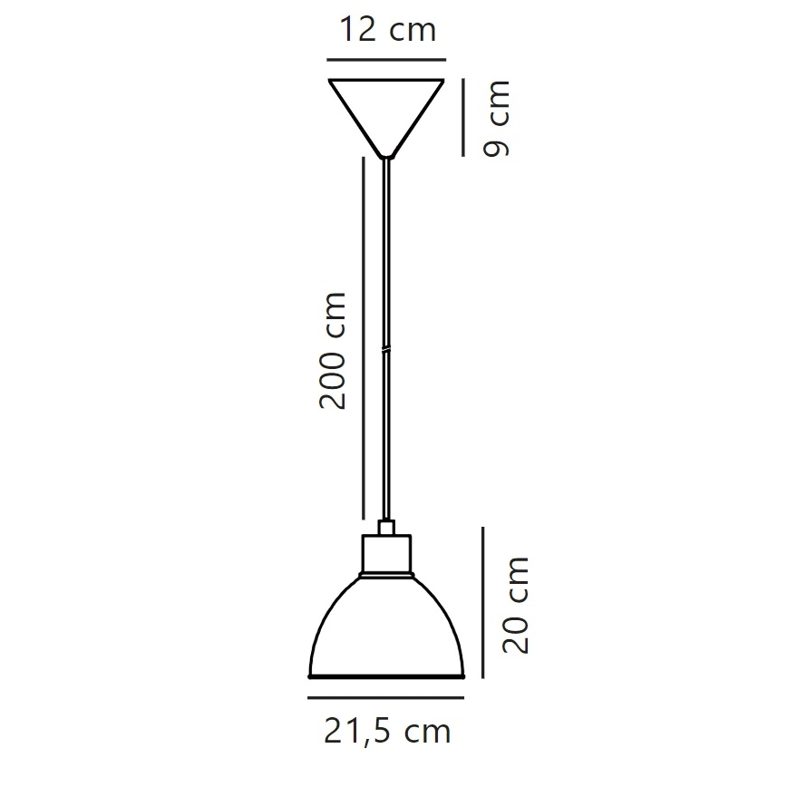 Nordlux - Pakabinamas sietynas POP 1xE27/40W/230V antracitas