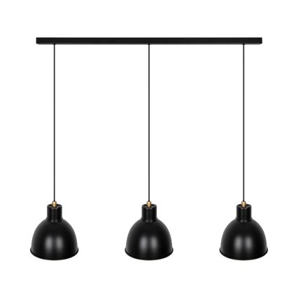 Nordlux - Pakabinamas sietynas POP 3xE27/40W/230V juoda/auksas