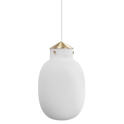 Nordlux - Pakabinamas sietynas RAITO 1xE27/25W/230V žalvaris/balta