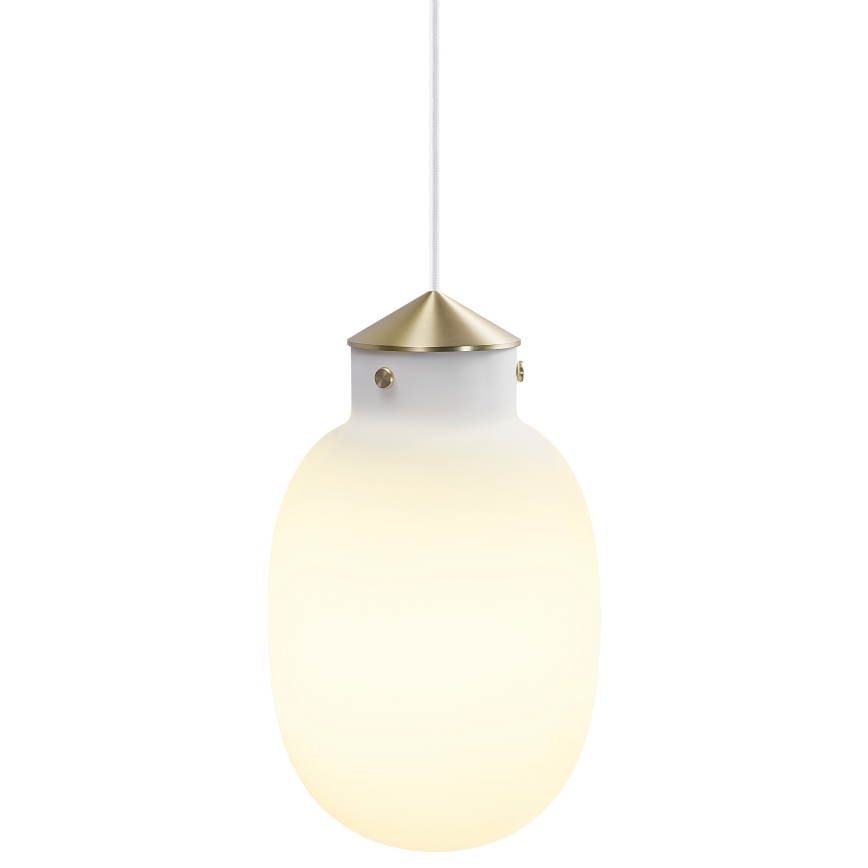 Nordlux - Pakabinamas sietynas RAITO 1xE27/25W/230V žalvaris/balta