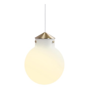 Nordlux - Pakabinamas sietynas RAITO 1xE27/25W/230V žalvaris/balta