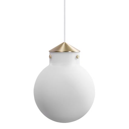 Nordlux - Pakabinamas sietynas RAITO 1xE27/25W/230V žalvaris/balta