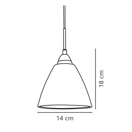Nordlux - Pakabinamas sietynas READ 1xE14/40W/230V blizgus chromas