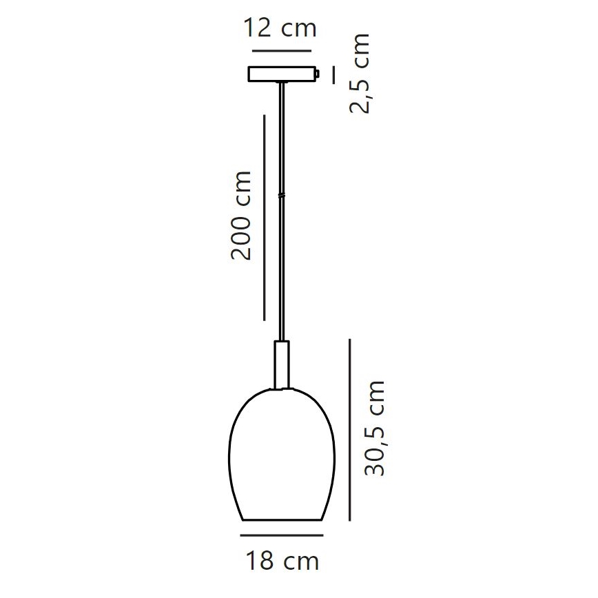 Nordlux - Pakabinamas sietynas UMA 1xE27/40W/230V