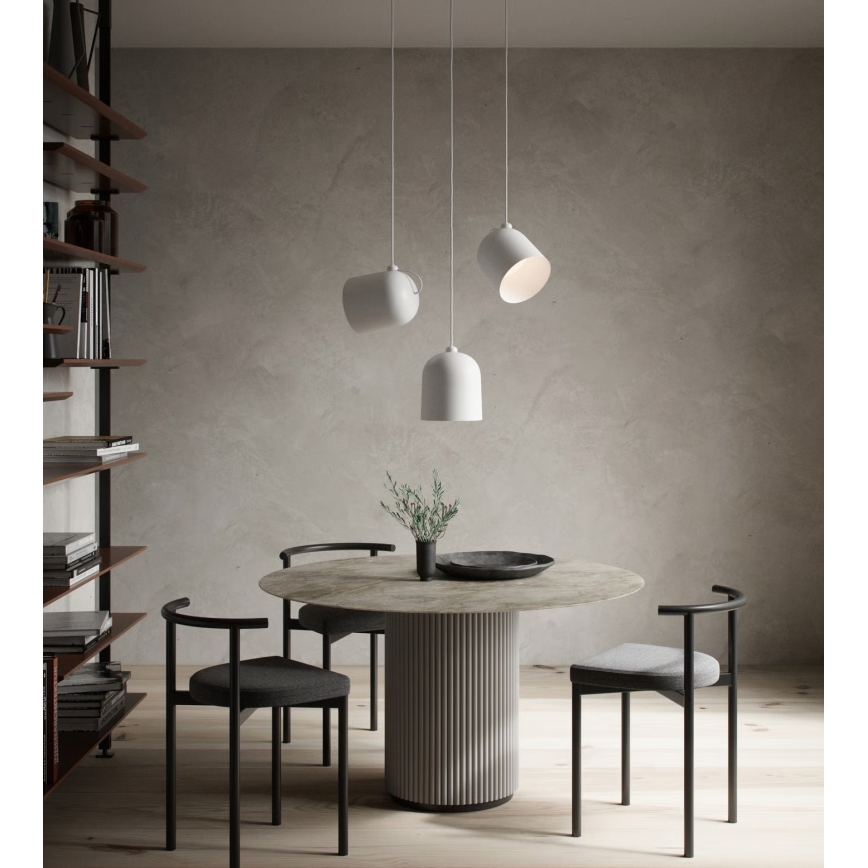 Nordlux - Pakabinamas šviestuvas ant laido ANGLE 1xE27/25W/230V baltas
