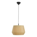 Nordlux - Pakabinamas šviestuvas ant laido DICTE 1xE27/60W/230V Ø 40 cm smėlio spalvos