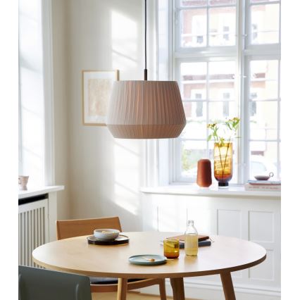 Nordlux - Pakabinamas šviestuvas ant laido DICTE 1xE27/60W/230V Ø 40 cm smėlio spalvos