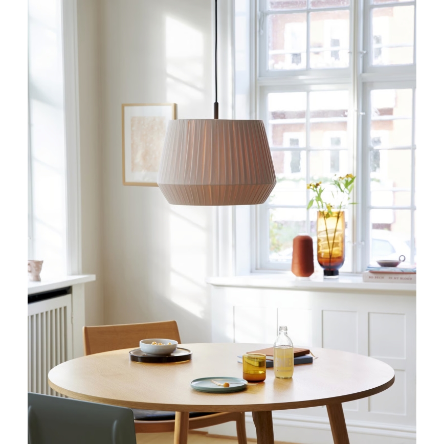 Nordlux - Pakabinamas šviestuvas ant laido DICTE 1xE27/60W/230V Ø 40 cm smėlio spalvos