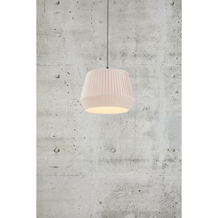 Nordlux - Pakabinamas šviestuvas ant laido DICTE 1xE27/60W/230V Ø 40 cm smėlio spalvos