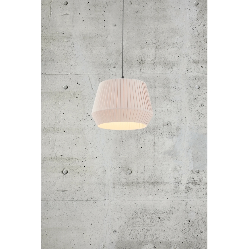 Nordlux - Pakabinamas šviestuvas ant laido DICTE 1xE27/60W/230V Ø 40 cm smėlio spalvos
