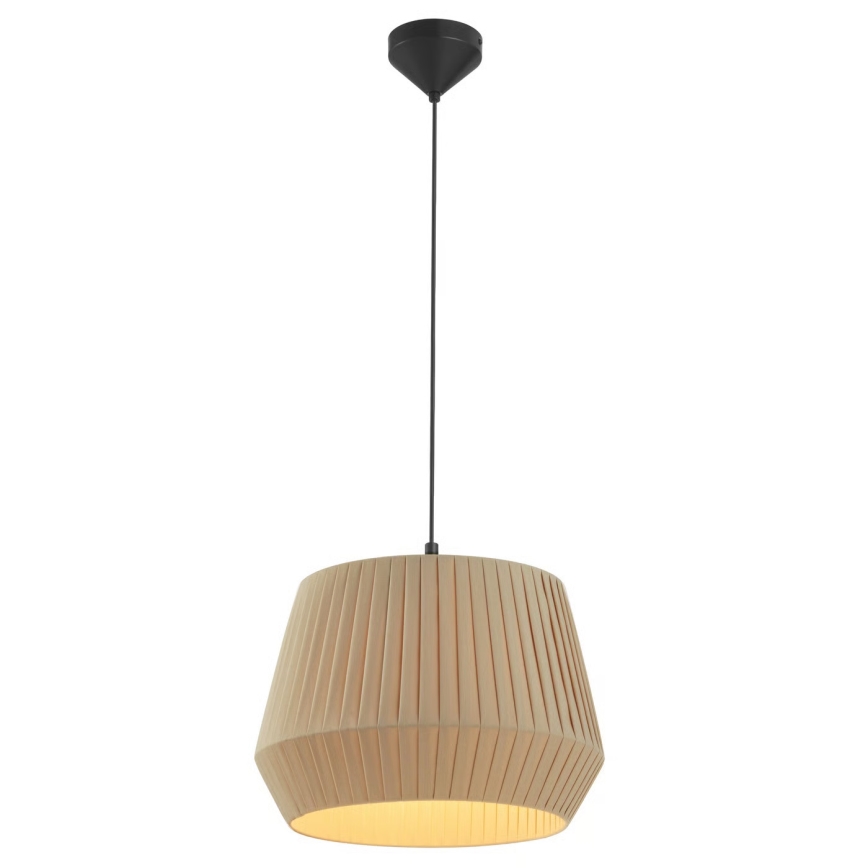 Nordlux - Pakabinamas šviestuvas ant laido DICTE 1xE27/60W/230V Ø 40 cm smėlio spalvos