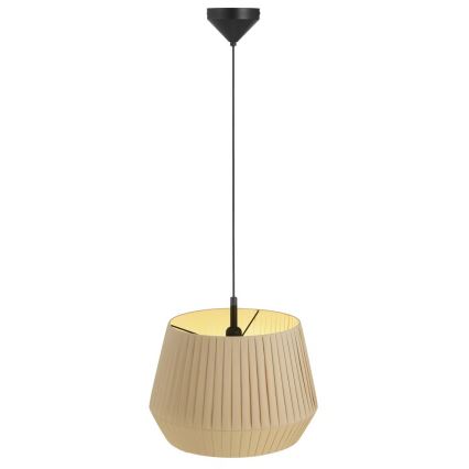 Nordlux - Pakabinamas šviestuvas ant laido DICTE 1xE27/60W/230V Ø 40 cm smėlio spalvos
