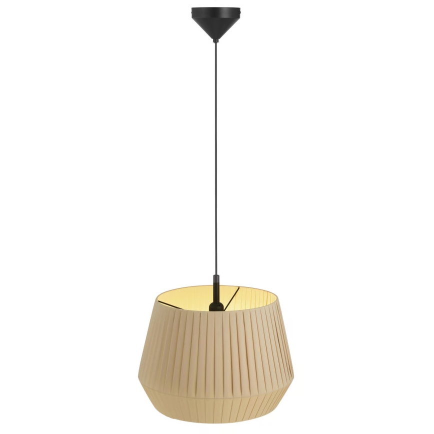 Nordlux - Pakabinamas šviestuvas ant laido DICTE 1xE27/60W/230V Ø 40 cm smėlio spalvos