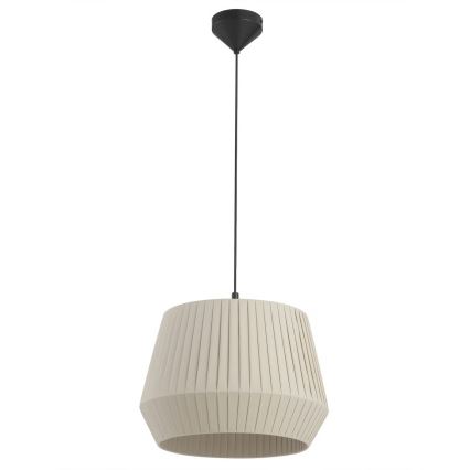 Nordlux - Pakabinamas šviestuvas ant laido DICTE 1xE27/60W/230V Ø 40 cm smėlio spalvos