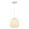 Nordlux - Pakabinamas šviestuvas ant laido ELBIE 1xE27/15W/230V skersmuo 24 cm balta