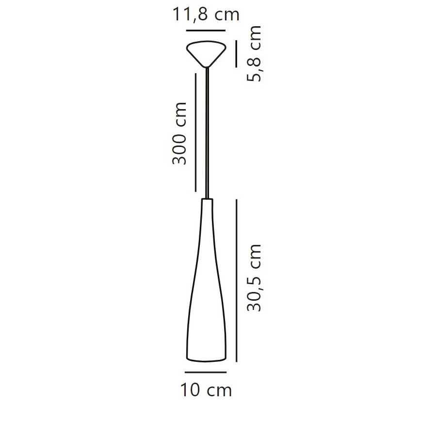 Nordlux - Pakabinamas šviestuvas ant laido EMBLA 1xE27/40W/230V dūminė/juoda