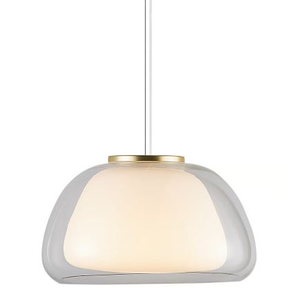 Nordlux - Pakabinamas šviestuvas ant laido JELLY 1xE27/40W/230V balta/skaidri