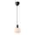 Nordlux - Pakabinamas šviestuvas ant laido MILFORD 1xE27/40W/230V juodas