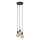 Nordlux - Pakabinamas šviestuvas ant laido PACO 3xE27/25W/230V juodas