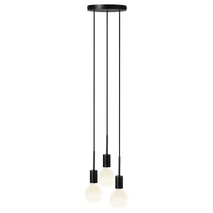 Nordlux - Pakabinamas šviestuvas ant laido PACO 3xE27/25W/230V juodas