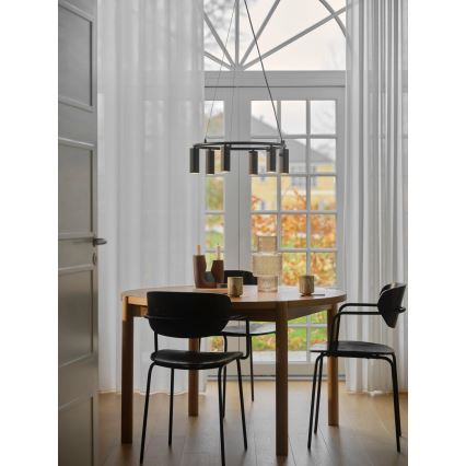 Nordlux - Pakabinamas šviestuvas ant laido VICO 6xGU10/5W/230V juodas