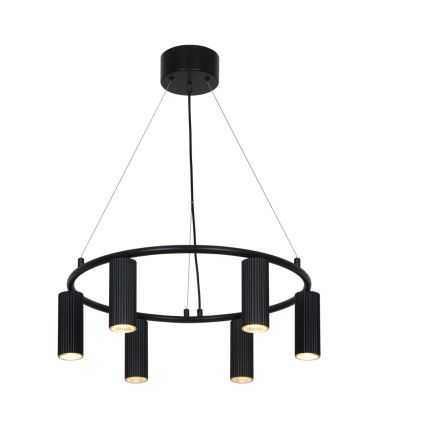 Nordlux - Pakabinamas šviestuvas ant laido VICO 6xGU10/5W/230V juodas