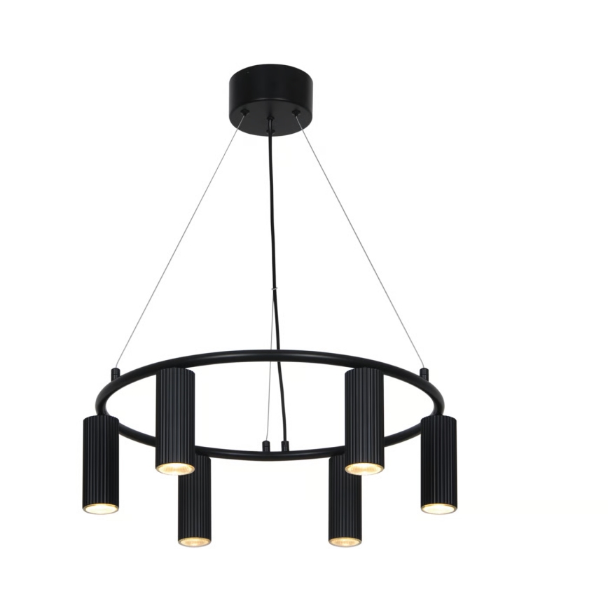 Nordlux - Pakabinamas šviestuvas ant laido VICO 6xGU10/5W/230V juodas