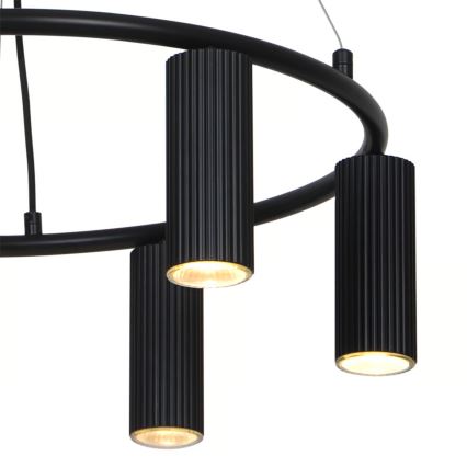 Nordlux - Pakabinamas šviestuvas ant laido VICO 6xGU10/5W/230V juodas