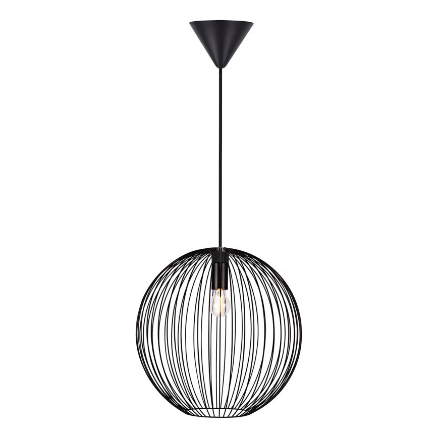 Nordlux - Pakabinamas šviestuvas BERONI 1xE27/60W/230V juodas