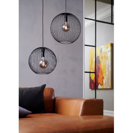 Nordlux - Pakabinamas šviestuvas BERONI 1xE27/60W/230V juodas