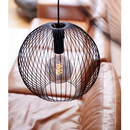 Nordlux - Pakabinamas šviestuvas BERONI 1xE27/60W/230V juodas