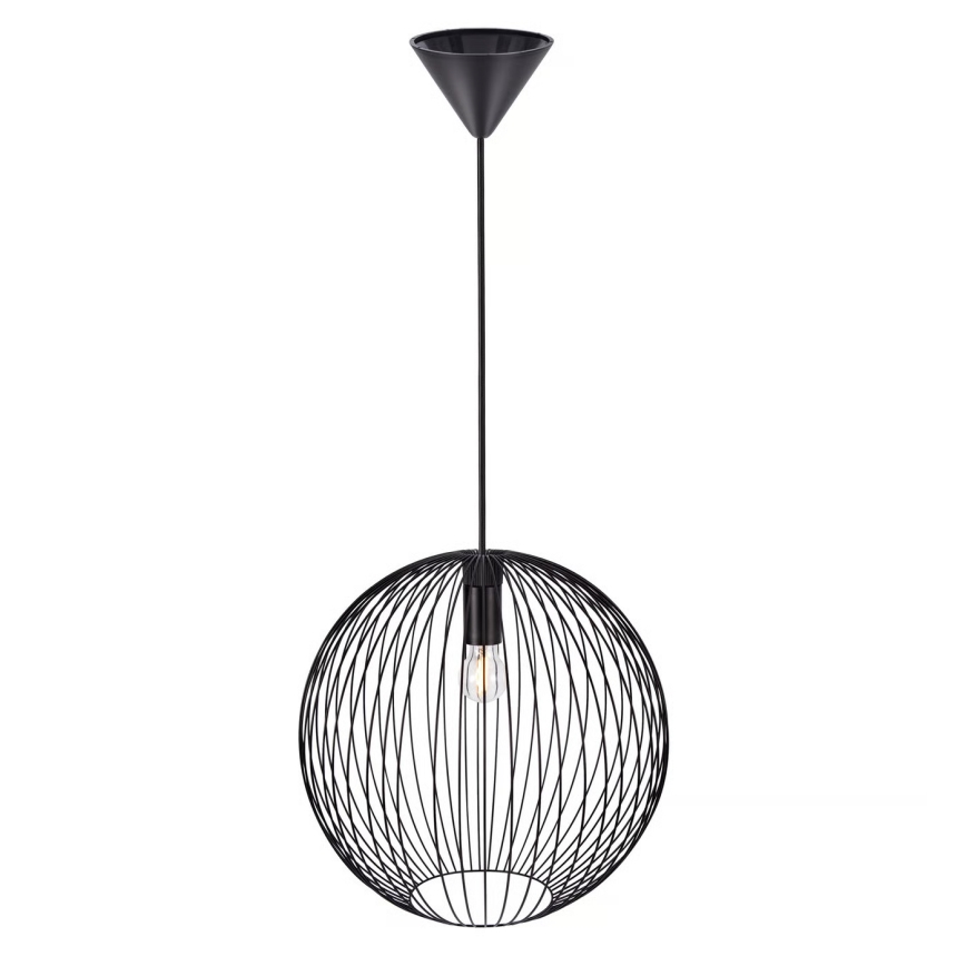Nordlux - Pakabinamas šviestuvas BERONI 1xE27/60W/230V juodas