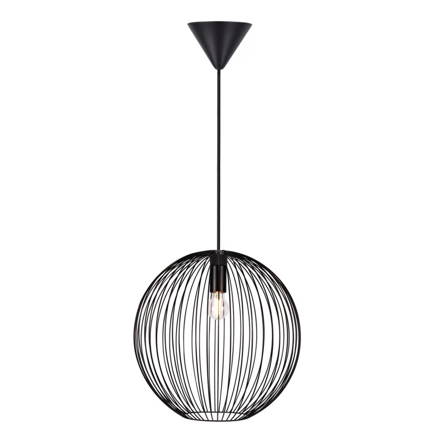 Nordlux - Pakabinamas šviestuvas BERONI 1xE27/60W/230V juodas