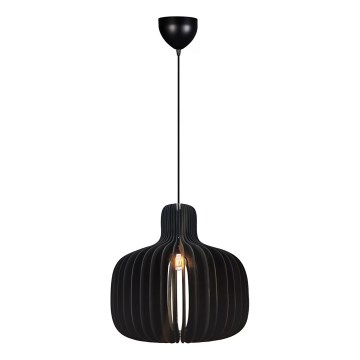 Nordlux - Pakabinamas šviestuvas HAZO ant laido 1xE27/60W/230V juodas