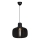 Nordlux - Pakabinamas šviestuvas HAZO ant laido 1xE27/60W/230V juodas