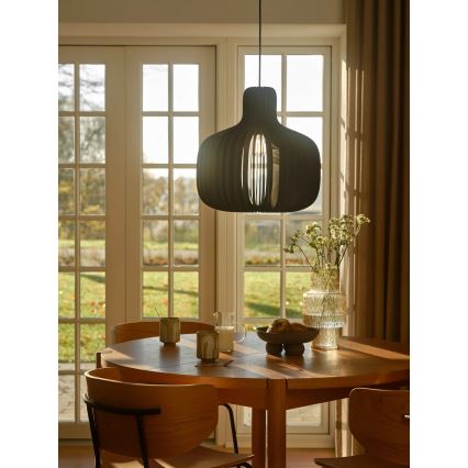 Nordlux - Pakabinamas šviestuvas HAZO ant laido 1xE27/60W/230V juodas