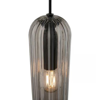 Nordlux - pakabinamas šviestuvas MIELLA ant laido 1xE27/25W/230V, rūkytos spalvos