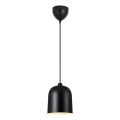 Nordlux - Pakabinamas šviestuvas su laidu ANGLE 1xE27/25W/230V juodas