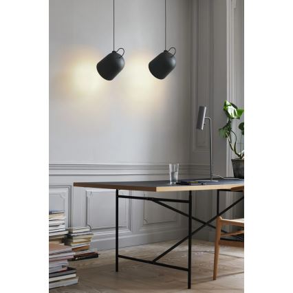 Nordlux - Pakabinamas šviestuvas su laidu ANGLE 1xE27/25W/230V juodas