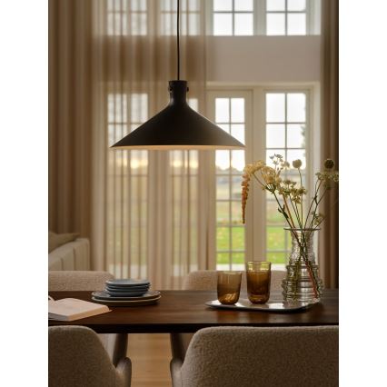 Nordlux - Pakabinamas šviestuvas su laidu DORINA 1xE27/60W/230V juodas